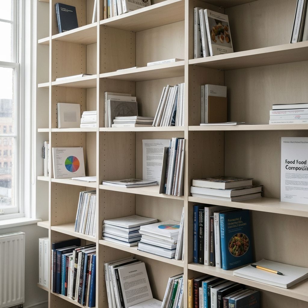 Food science research documentation